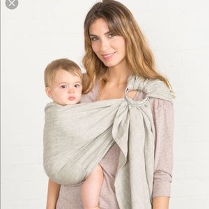 Sakura Bloom Linen Ring Sling